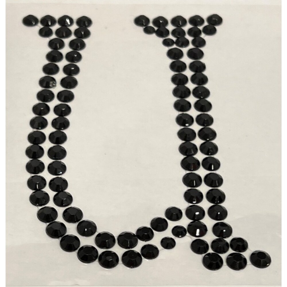 Recollections Halloween Bling Rhinestone Gem Embellishment Letter U 422466
